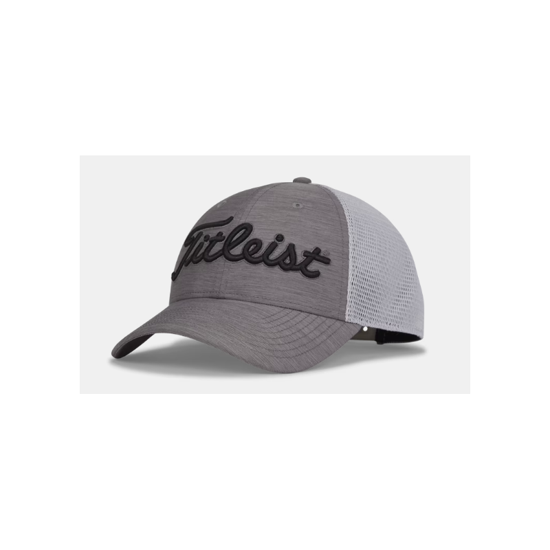 Casquette Titleist Charcoal / blk Players SpaceDye Mesh