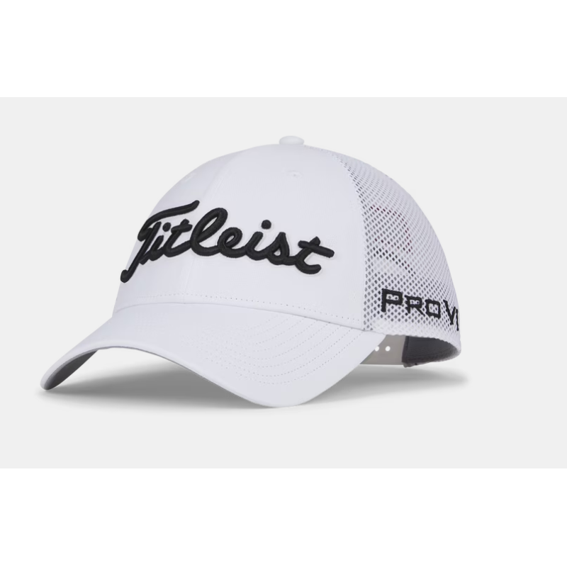 Casquette Titleist white Black Tour Perf Mesh