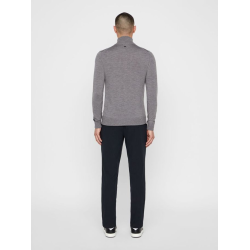 Pull zip J.Lindeberg GRIS Kian Tour Merino