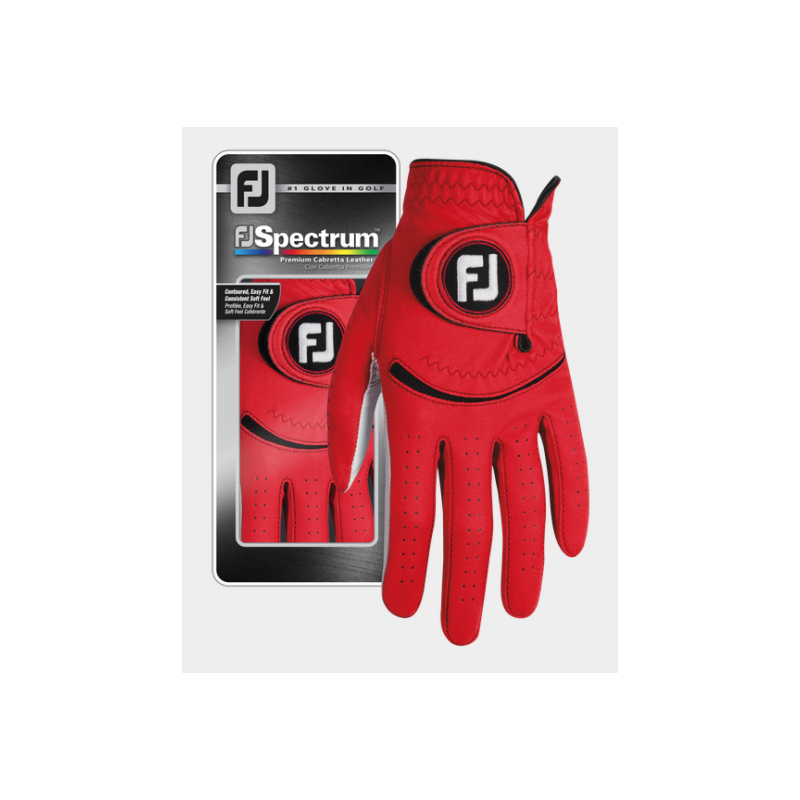 Gant MEN Droitier Footjoy Spectrum RED (Pack de 3)