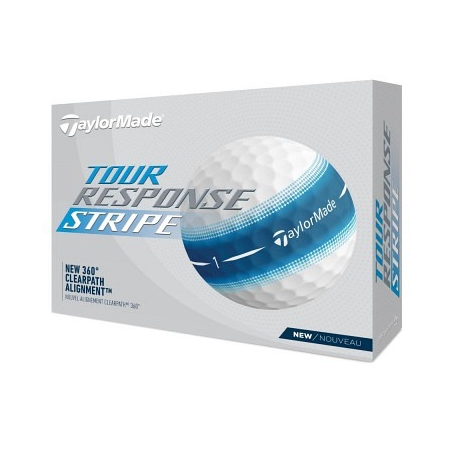 Balle Taylormade Tour response Stripe Blue