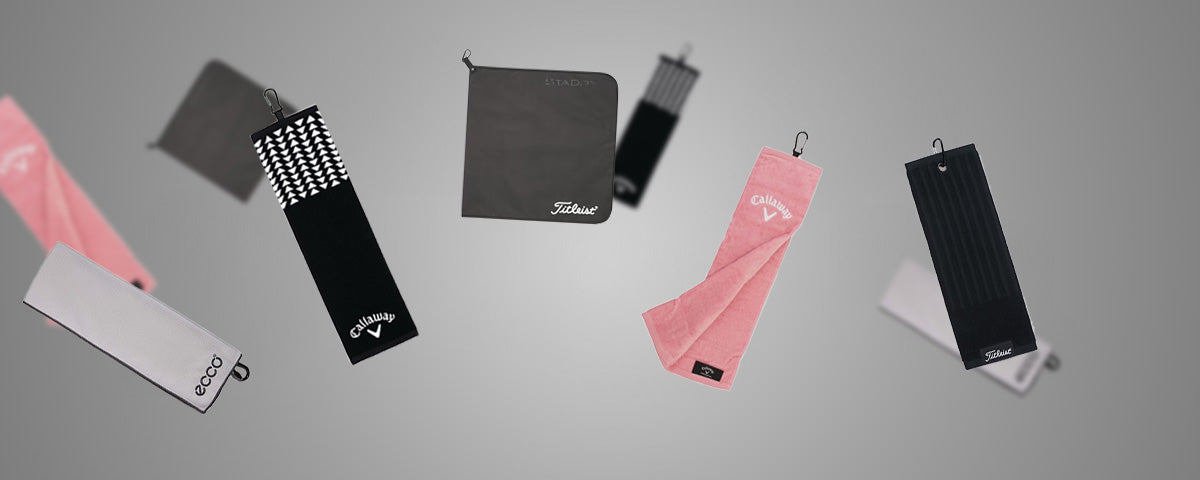 LEVLO Serviette de golf brodée avec clip LEVLO Serviette de golf brodée avec clip
