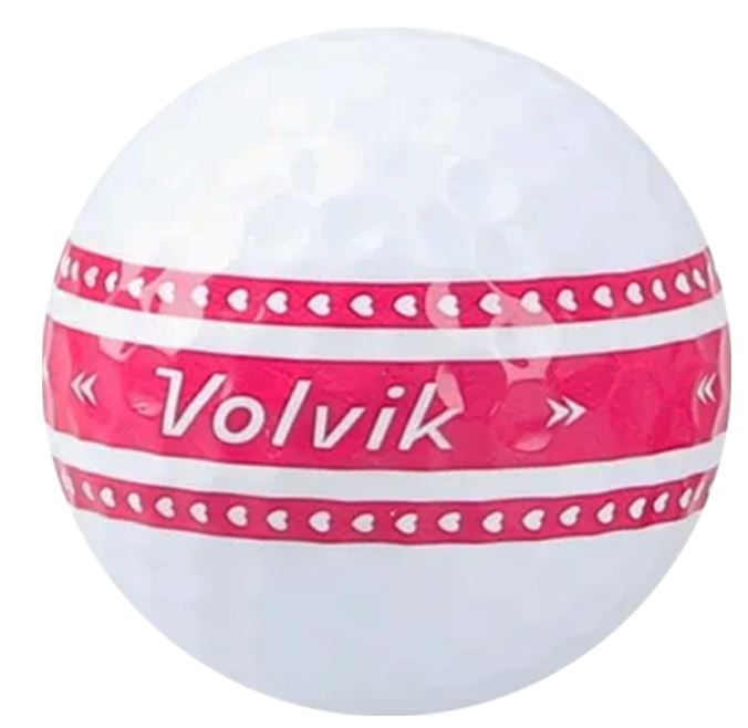Volvik Vista3 Prism 360 Pink Golf Balls