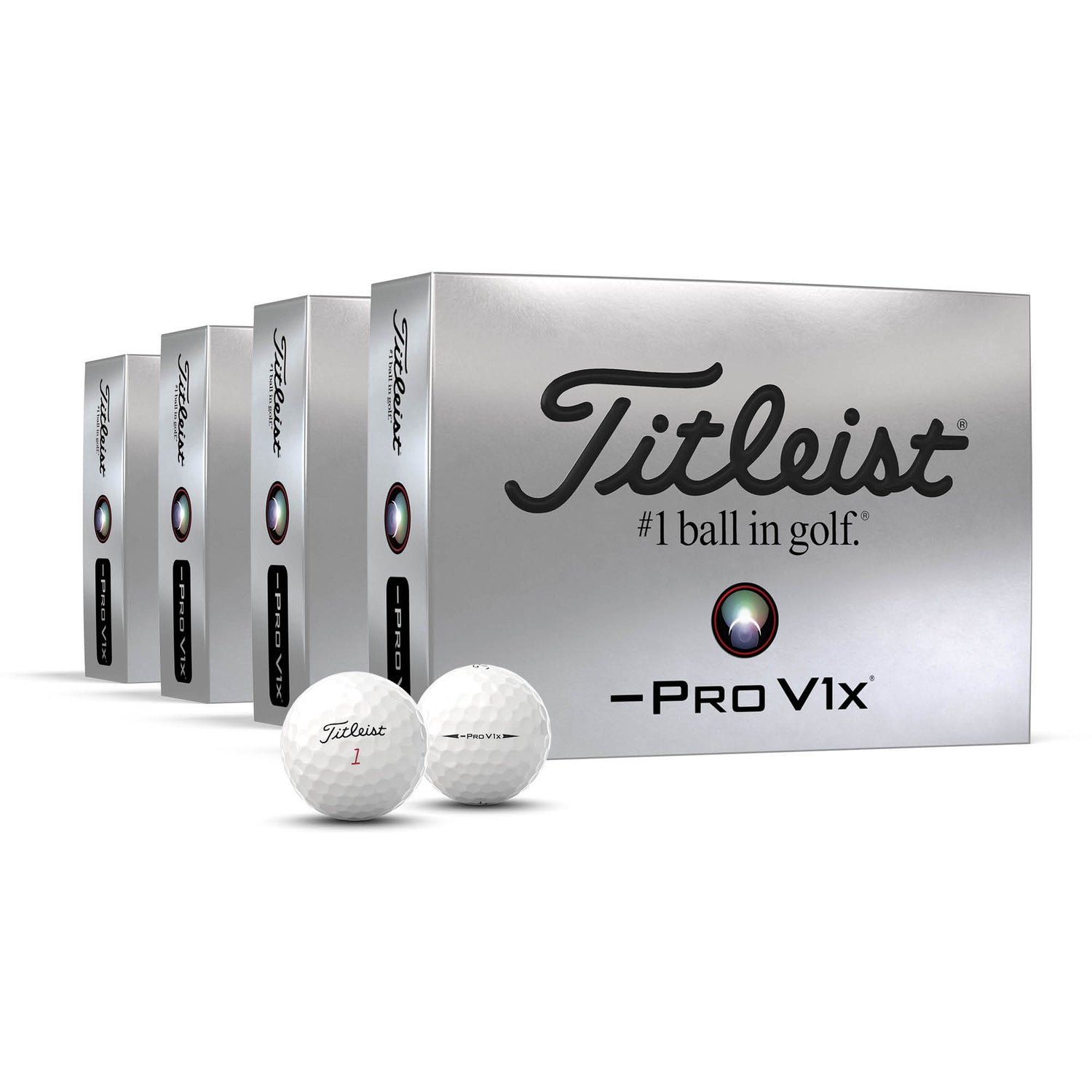 Balles Titleist Pro v1, Prov1x, Leftdash - Loyalty Reward : 3 achetées = 1 offerte