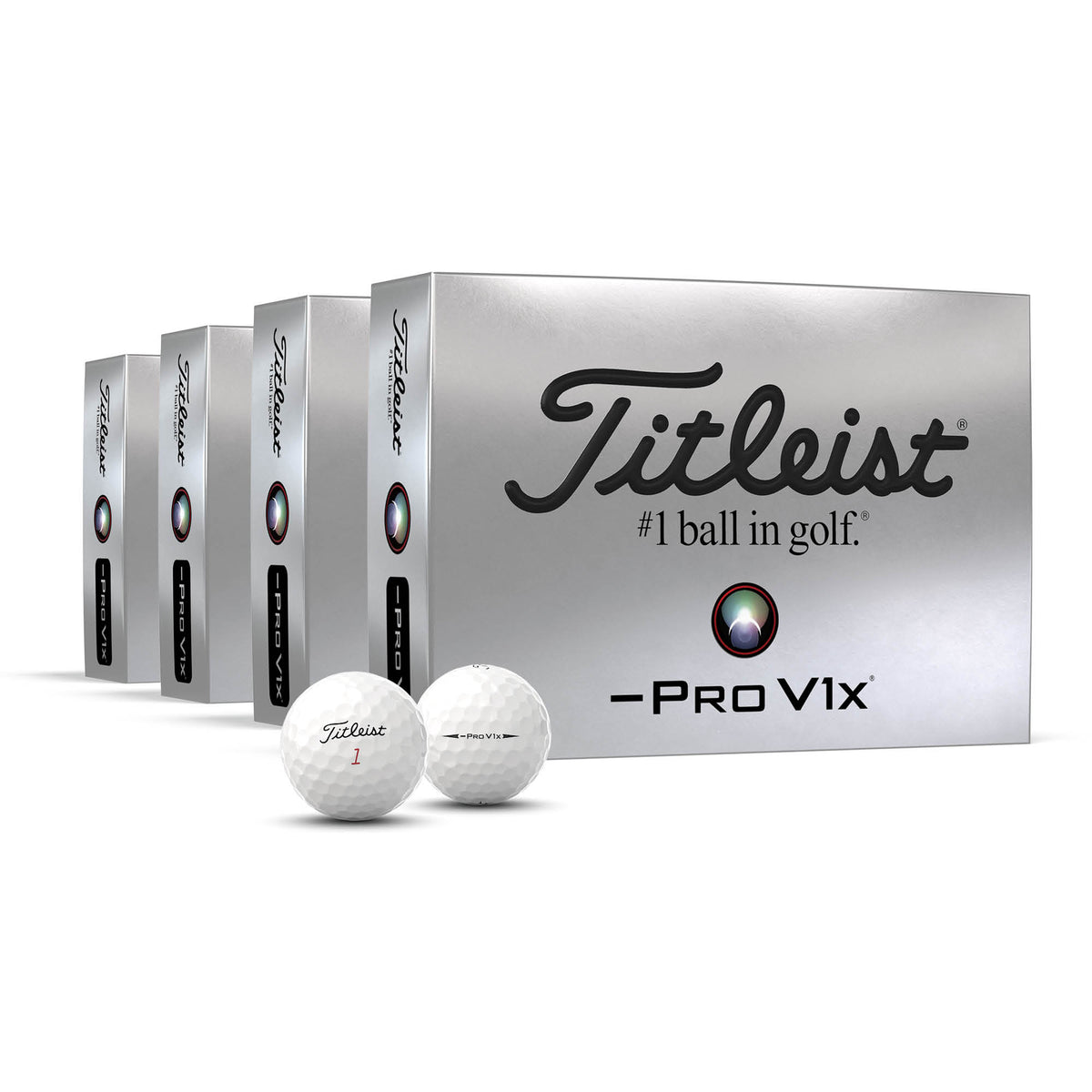 Balles Titleist Pro v1, Prov1x, Leftdash - Loyalty Reward : 3 achetées = 1 offerte