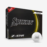 Srixon Z-Star Pure White Golfbälle – personalisiert