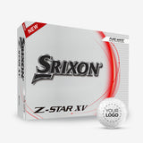 Srixon Z-Star XV Pure White Golfbälle – personalisiert