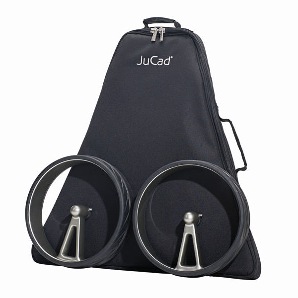 Golf ​Chariot Electrique JuCad Phantom Titan black on black 3.0 + Sac transport OFFERT - Planete Golf