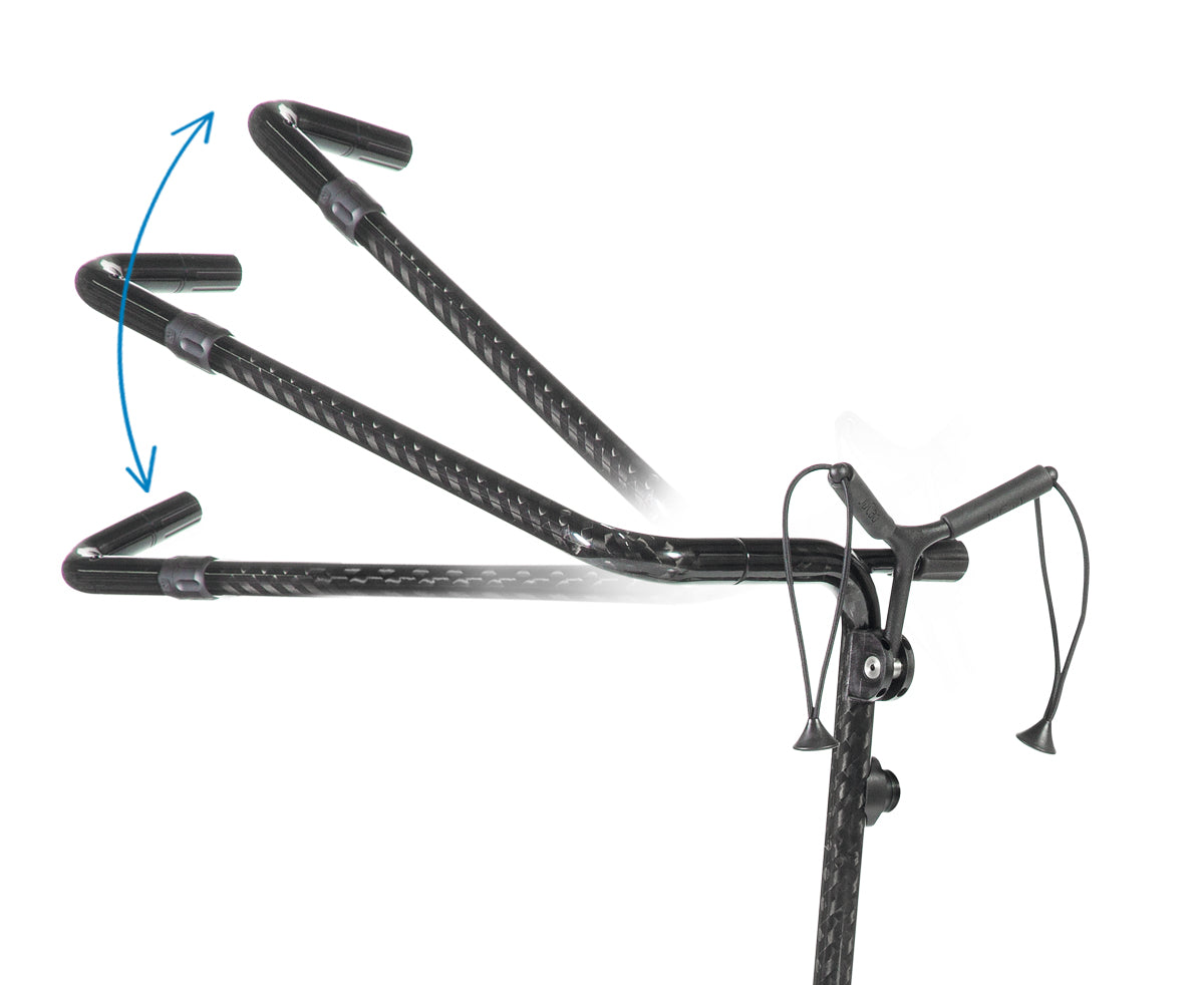 JuCad Carbon Shadow Manual Trolley 3-wheel version