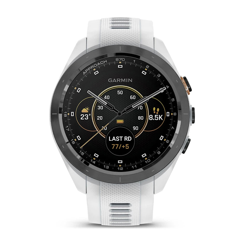 Montre GPS de golf Garmin Approach S70 Blanche