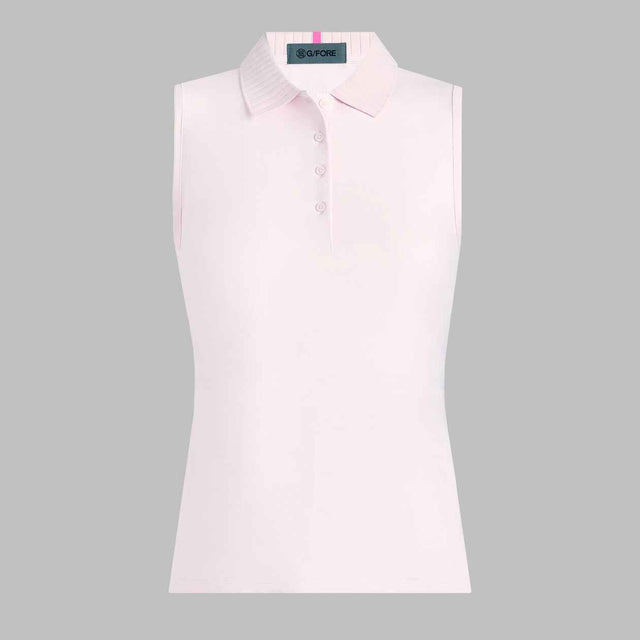 Polo sans manche Femme GFore Pleated Collar