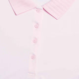 Polo sans manche Femme GFore Pleated Collar