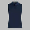 Polo sans manche Femme GFore Pleated Collar