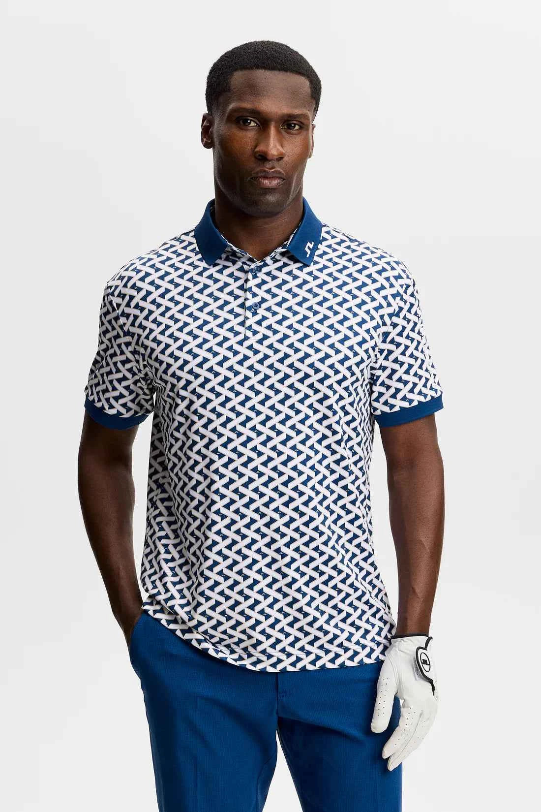 Polo Homme J.Lindeberg tour tech print Laddier