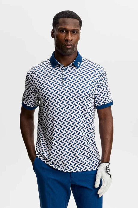 Polo Homme J.Lindeberg tour tech print Laddier