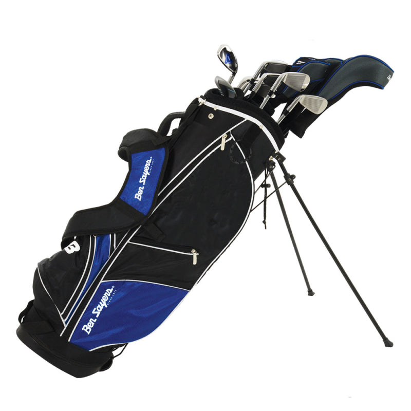 Set de golf Complet Débutant Ben Sayer 10 Clubs + Sac trépied