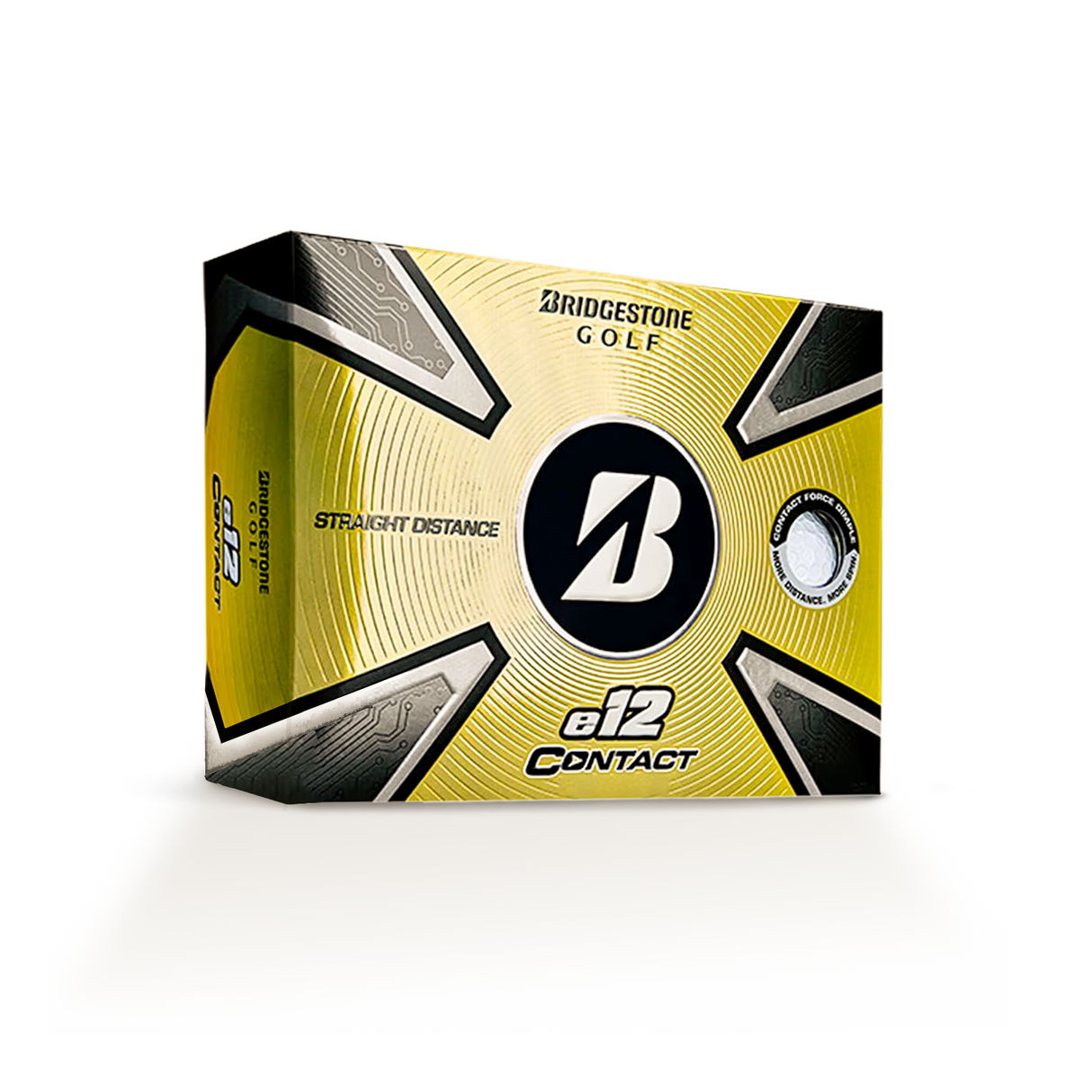 Balle Bridgestone Golf e12 contact White