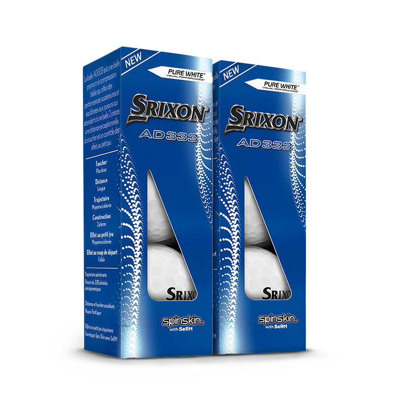Srixon Ad333 White Balls