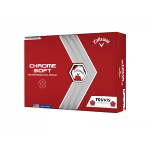 Golf ​Balles Callaway Chrome Soft Truvis Red - Planete Golf