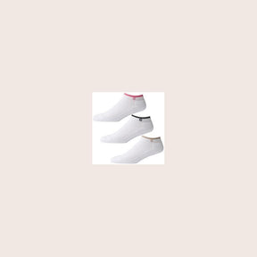 Chausettes courtes Footjoy Comfortsoft Femme Blanche (Pack de 3)