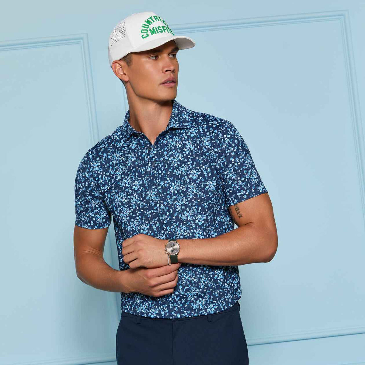 Polo Homme GFore Scattered Ditzy