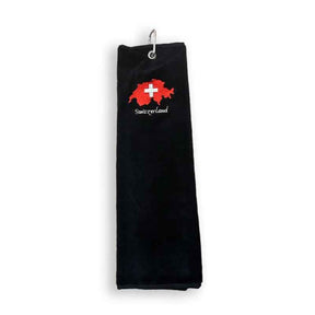 Serviette Drapeau Suisse coton, 3 volets